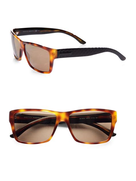 gucci shell shaped glasses|Gucci glasses for men.